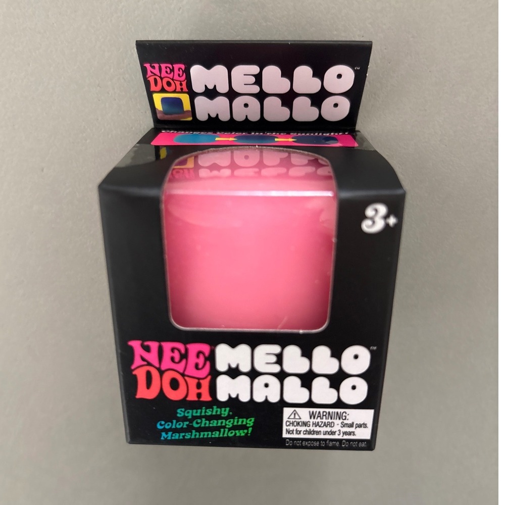 Schylling NeeDoh Mello Mallo Color Changing Squishy Stress Toy Pink 26094HY NEW